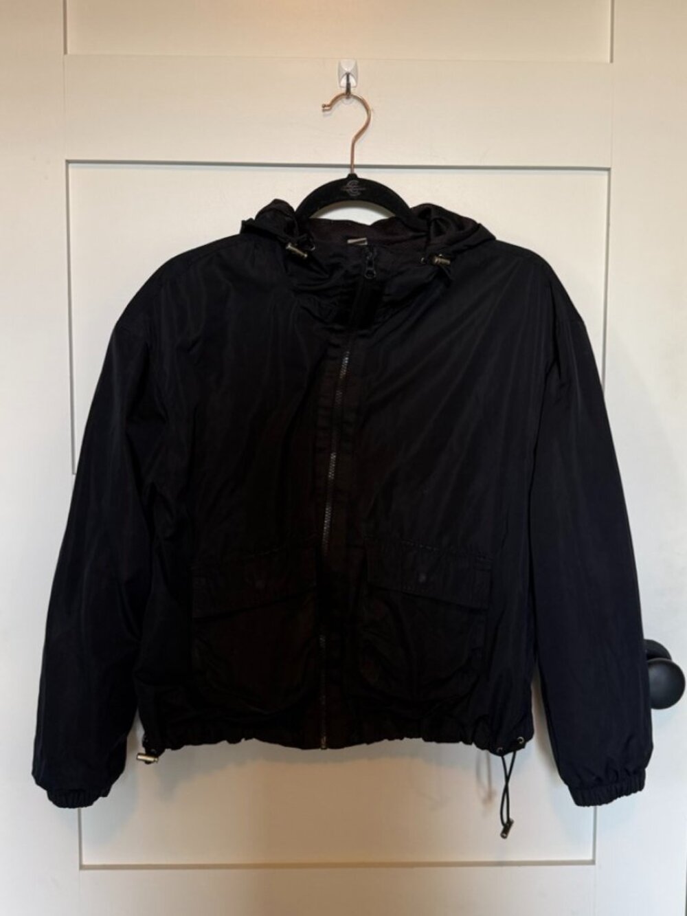 Black Windbreaker Old Navy